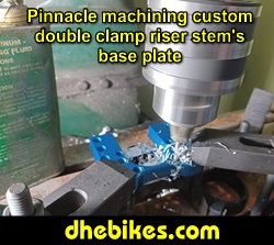 I offer custom machining of electric downhill mountain bike parts as well as custom paint jobs on frames, forks and wheels as well as custom decals and graphics